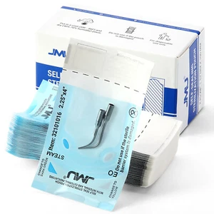 JMU Dental Selbstversiegelnde Sterilisationsbeutel Sterilisatorbeutel mit Indikator 5 Größen - Bild 1 von 24