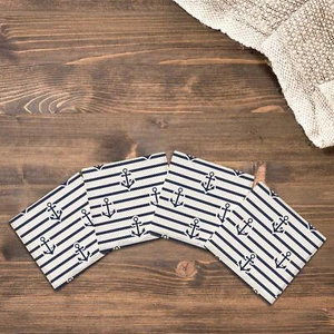 Anchor Pattern |Drink Coaster Set - Picture 1 of 2