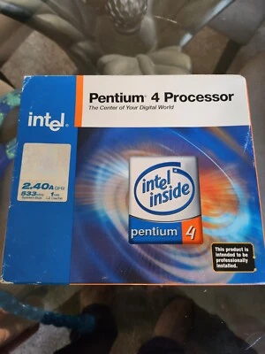 Intel Pentium 4 2.4A 1MB L2 Cache 2.4GHz Socket 478 CPU BX80546PE2400E SL88F NIB - Image 1 of 4