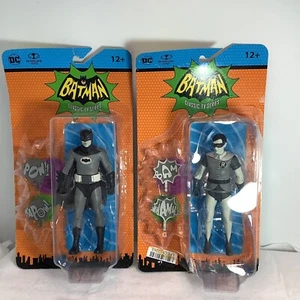 Lote De 4 Juguetes DC Retro Batman 66 McFarlane Batman Robin El Acertijo El Guasón - Imagen 1 de 11