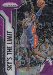 2016-17 Panini Prizm Sky's the Limit Prizms Purple Card #24 Stanley Johnson /75