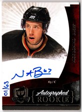 2010-11 Upper Deck The Cup Rookie Auto Gold Rainbow NICK BONINO 92 1/63 Ducks RC
