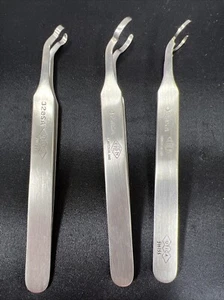 Utica Swiss & EREM Tweezers Anti acid Stainless Antimagnetic - Picture 1 of 12