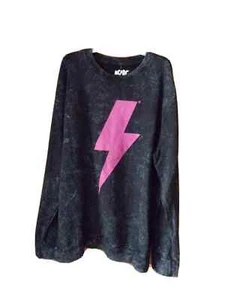 AC/DC Band FLEECE Damen-Sweatshirt ~ Damen Reg. & PLUS Größen ~ Neu mit Etikett - Bild 1 von 2