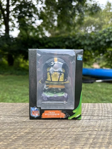 PITTSBURGH STEELERS SPONGEBOB SQUAREPANTS GRIDIRON BOBBLEHEAD FOCO NEW ORIG BOX Cover