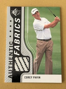 COREY PAVIN 2012 Upper Deck SP Golf Authentic Fabrics #AF-CP - Picture 1 of 2