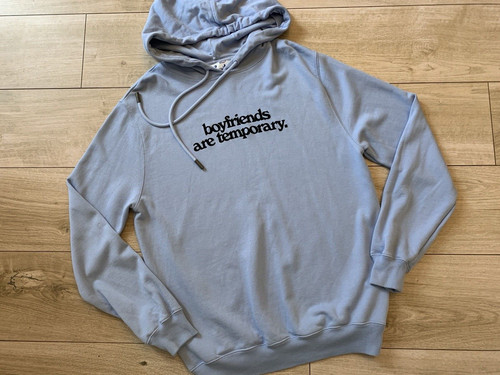 OFF WHITE Felpa con cappuccio donna AUTENTICA OFF WHITE BOYFRIENDS (L)