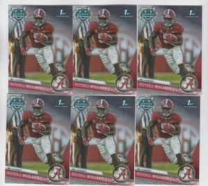 (6) Roydell Williams 2023 BOWMAN UNIVERSITY CHROME ROOKIE LOT #47 ALABAMA - Picture 1 of 1