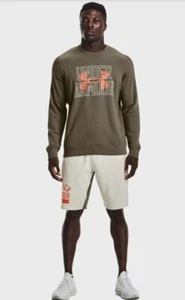 Under Armour Rival Terry Logo Crew Tg Large - Foto 1 di 9