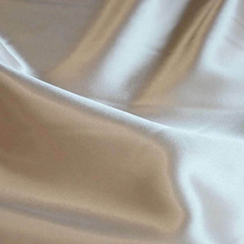 MAGNOLIA  SATIN LINING FABRIC, 150 cm width, TAUPE, BRIDAL EVENING, AUSTRALIA - Image 1 of 2