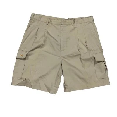 Vintage Camel Collection Tan Cream Cargo Shorts Fits Size 36 Waist - image 1 of 4