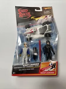 RARE Hot Wheels Speed Racer Jack “Cannonball” Taylor Rocket Launcher & Figures - Picture 1 of 19