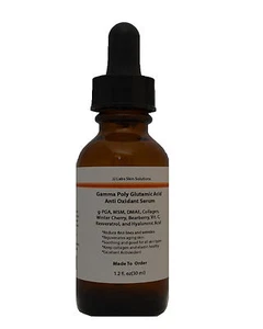 Anti Oxidant Serum with Gamma Poly Glutamic Acid,MSM,DMAE,Collagen, HA - Picture 1 of 1