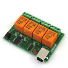 USB Relais 4 Kanal programmierbarer Computer PC Smart Control Switch Controller v2