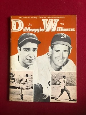 1964, Joe DiMaggio / Ted Williams Career Magazine (No Label)  Scarce / Vintage - Image 1 of 3