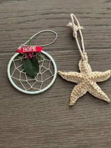 Adorno colgante y estrellas de mar artesanías nativas americanas “esperanza” atrapasueños de colección - Imagen 1 de 11