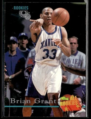 1995-96 Classic All-Rookies Brian Grant RC #103 Xavier Musketeers - Image 1 of 2