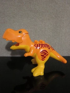 Duplo Orange T REX Dinosaurier Mund öffnet Jurassic Park Turm 10880 Tier groß - Bild 1 von 11