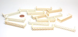 Playmobil Victorian Dollhouse White Flower Box Holder Lot 14 Pc DISCOLORED 5300 - Picture 1 of 1