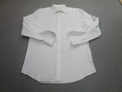 Camisa de Suministro de Traje Para Hombres Grande 42-16.5 Blanco Delgado Vestido de Viajero Algodón Formal Foto 1 de 4