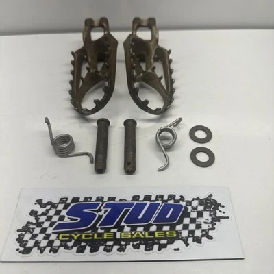 2022 KTM 350XCF Footpegs OEM Foot Pegs Stand Step  - Image 1 of 4