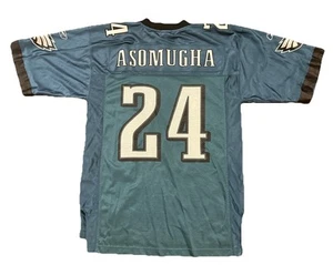 Philadelphia Eagles Jersey Medium Asomugha Green Reebok - Picture 1 of 5