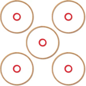 5-tlg 16010-883-015 Vergaserschale Dichtsatz, Vergaserdichtung, Rasenmäher Pa - Bild 1 von 2