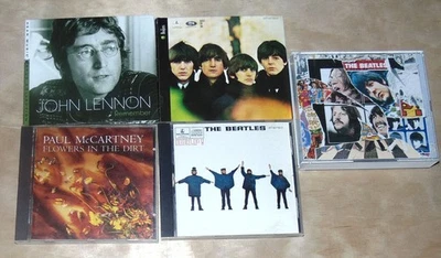 Beatles, Lennon, McCartney CD 7 Lot, For Sale, Help, Remember, Anthology,Flowers - Image 1 of 4