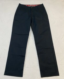 UNDER ARMOUR UA Performance Chino Straight Leg Pants 32x32 Tactical Black - Picture 1 of 10