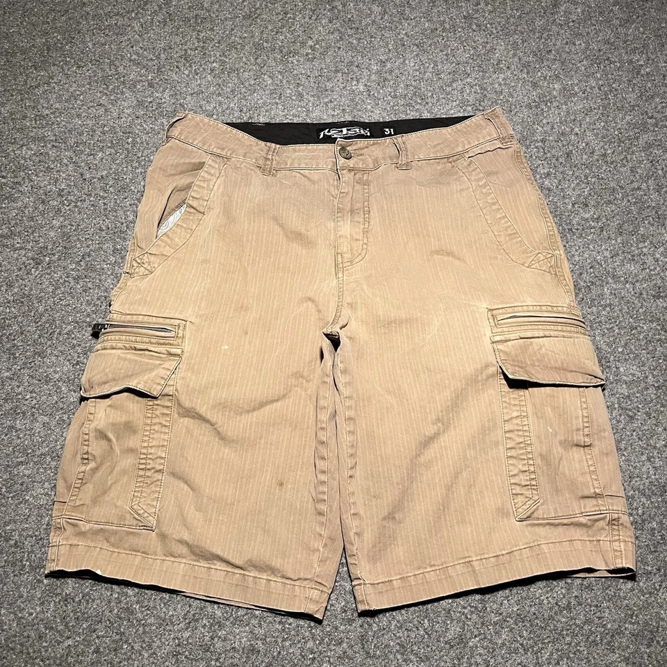 VTG Rusty Shorts Mens 31 Cargo Surf Skate Grunge Cotton Outdoor Distressed Y2K - Image 1 of 4