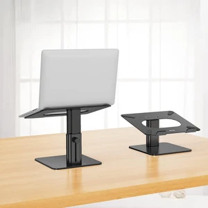 Support Support Ordinateur Portable Ergonomique Réglable Riser 10-15,6" Noir - Photo 1/9
