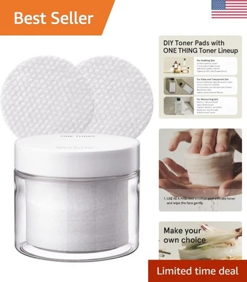 Travel-Size 70 PCS DIY Toner Pads | Gentle Exfoliating Cotton for All Skin Types - Image 1 of 4