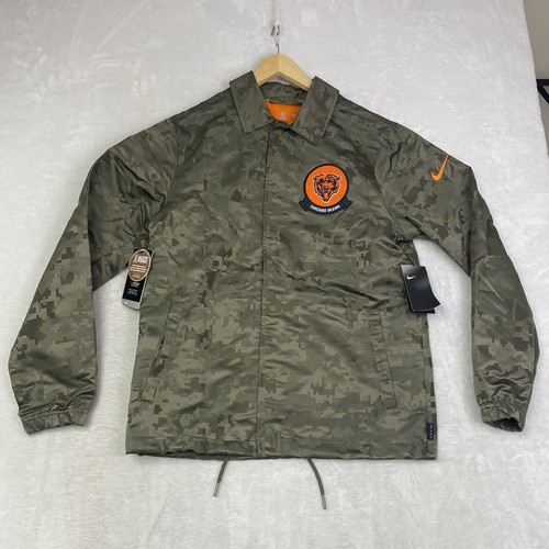 Giacca Nike Salute to Service Chicago Bears Coaches AT7777 222 mimetica M nuova con etichette
