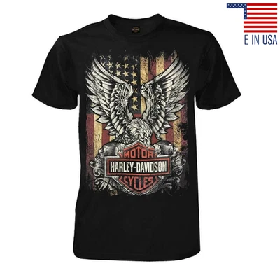 Camiseta Harley-Davidson Custom Freedom para hombre manga corta cuello redondo - reimpresión S-5XL Foto 1 de 3