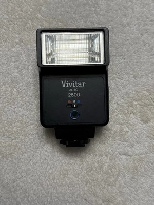 Vivitar Auto 2600 Electronic Flash Shoe Mount Tested & Working 📸 - Image 1 of 4