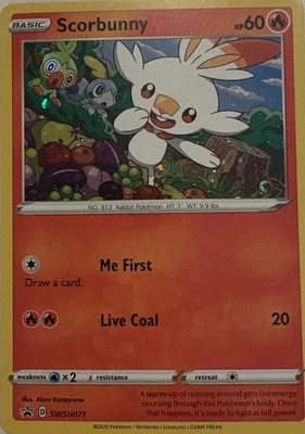 Scorbunny - SWSH071 Promo SWSH: Sword & Shield Promo Cards SWSH071 NM - Image 1 of 2