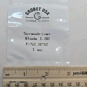 Grobet USA Schraubendreherklinge 0,100 F/52,0732 - Bild 1 von 2