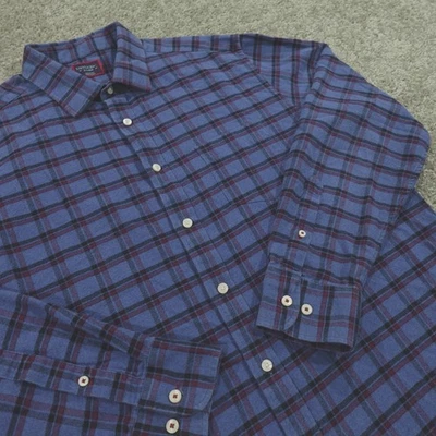 UNTUCKit Shirt Mens Extra Large Regular Fit Button Up Plaid Flannel Outerwear - Image 1 of 4
