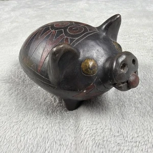 Vintage Barro Negro Keramik Schwein - Bild 1 von 17