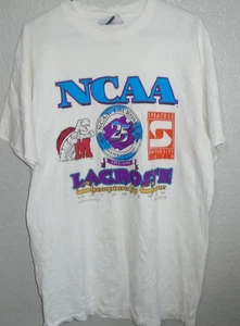 Vintage 1995 Syracuse Orangemen Lacrosse NCAA Champs T-Shirt Maryland - Bild 1 von 3