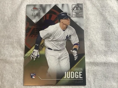 2019 Topps Transcendent VIP  Aaron Judge 12/23! 2017 Topps Finest Rookie RC Rare - Image 1 of 4