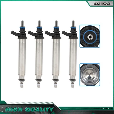 For Mercedes-Benz CL500 C350 C300 CLS500 E350 E400 GL450 4Pcs Fuel Injectors - Image 1 of 4