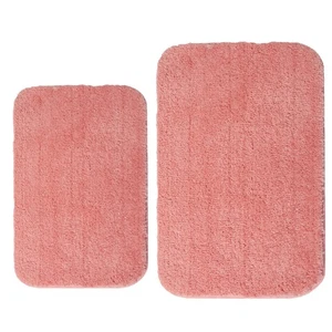 2 Piece Bathroom Rugs and Mats Sets, Soft Bath Mats for Bathroom with Non-Sli... - Bild 1 von 5