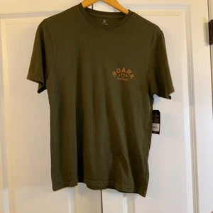 Roark Gear and Guides Mens Military Graphic T Shirt Extra Small XS Olive Green - Picture 1 of 5