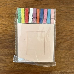 Photo Banner Kit w/ Twine,& Multicolor Clothespins& Set of 10 Colored Hang Cards - Picture 1 of 4