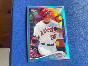 TOPPS CHROME REFRACTOR BASEBALL 2014 ANGELS HAMILTON 36 MINT - Foto 1 di 2