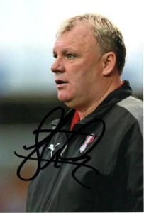 ROTHERHAM UNITED: STEVE EVANS SIGNED 6x4 ACTION PHOTO+COA - Picture 1 of 1