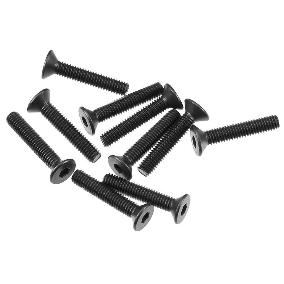 NEW Axial Hex Socket Flat Head Screws M3x16mm Black (10) : Yeti / Yeti XL - Image 1 of 1
