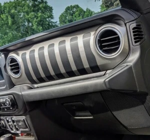 Wrangler JL & Gladiator Dashboard Grill Decal- Vinyl Dash Sticker-... - Imagen 1 de 2