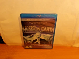 DALEKS INVASION EARTH 2150A.D. BLU-RAY DIGITALLY RESTORED N/S COVER VERSION 2 - Picture 1 of 3